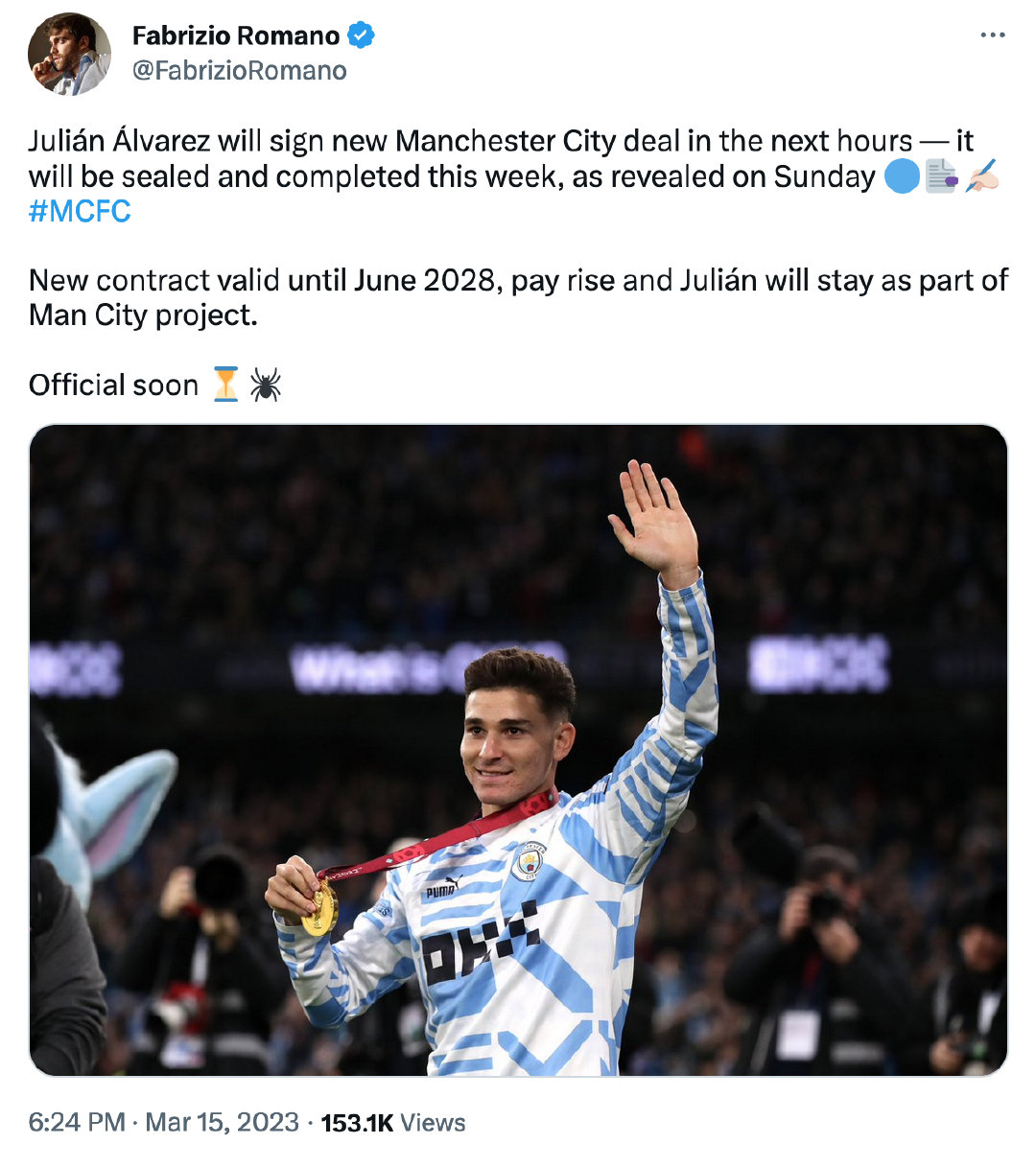 罗马横扫西班牙，阿尔瓦雷斯点燃赛场